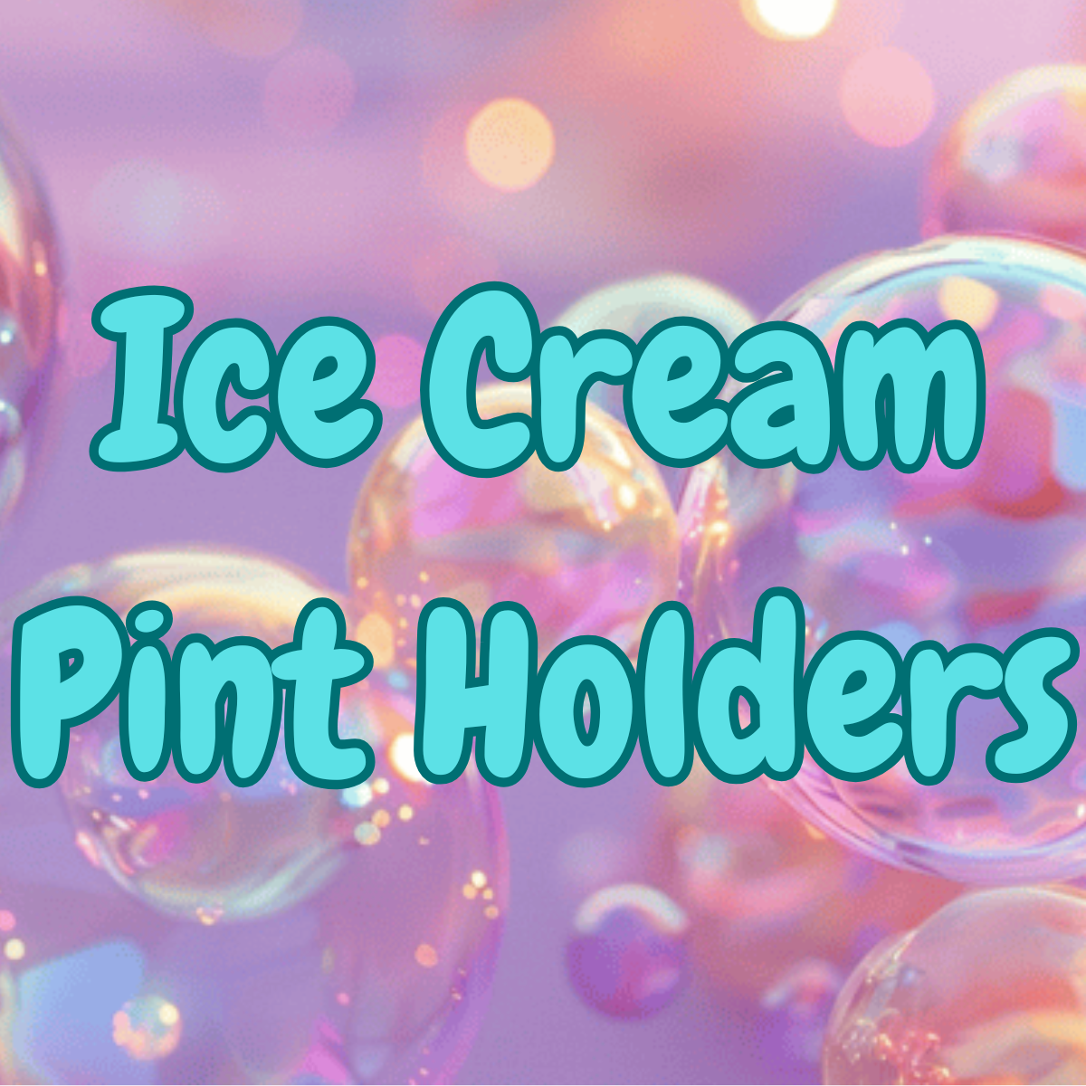 Ice Cream Pint Holders