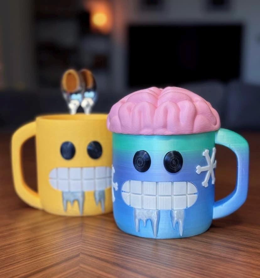 Frosted Ice Cream Pint Holder