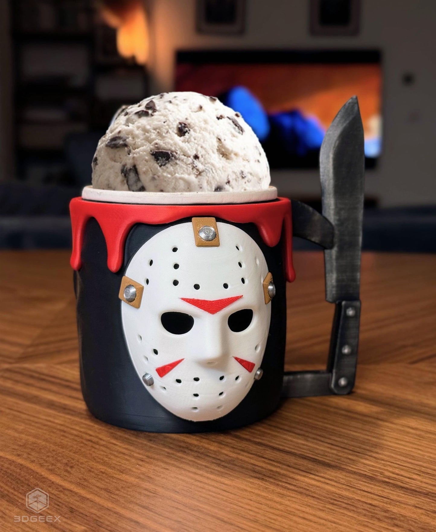 Masked Horror Ice Cream Pint Holder