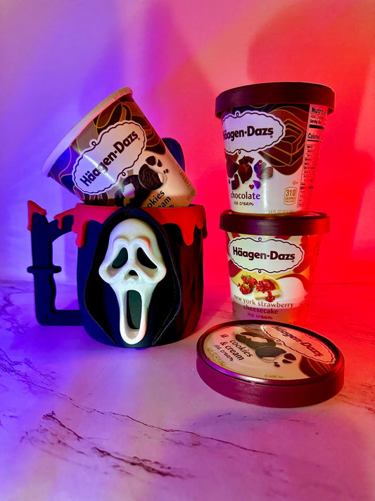 Horror Ice Cream Pint Holder